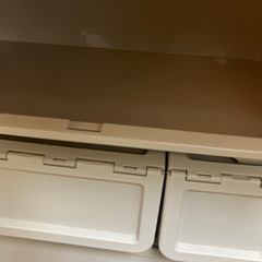 カインズ　キャリコ　５個セット　ベージュ　　の画像