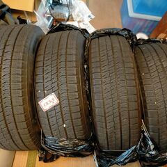 9分山スタッドレス&アルミホイール195/65R15 4本 ブリ...