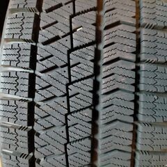 9分山スタッドレス&アルミホイール195/65R15 4本 ブリヂストンBRIDGESTONE ブリザックBLIZZAK VRX2+ECO FORME 15インチ 2021年11月製造の画像