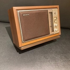 SONY，2バンド ラジオ 🔈 木目調. レトロ  アンティーク...