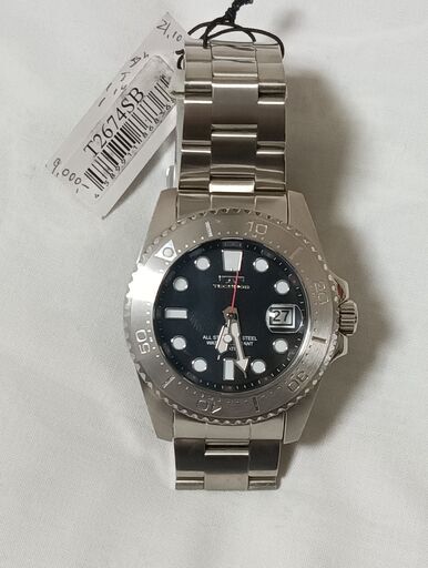【新品未使用品】Technos T2674SB テクノス メンズ 男性用 腕時計 シルバー 15気圧防水