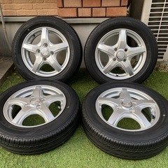 【バリ山】155／65R13タイヤホイールセット