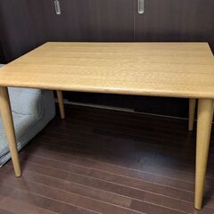 ダイニングテーブル（大塚家具、W1200、D800、H720）