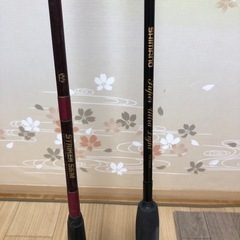シマノ　ロッド（おまけダイワバスロッド）の画像