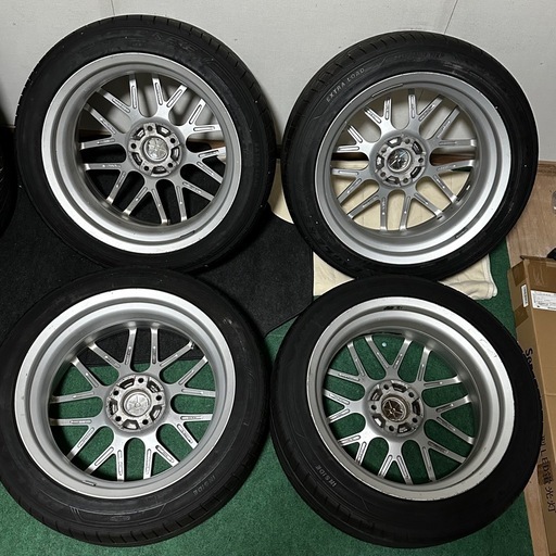 バリ溝 GOOD YEAR タイヤ付 pcd120 BMW 19インチ ホイール 245/45 R19 8.5J ET記載なし