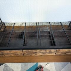 ニトリ　引き出し付きのシングルベッドの画像