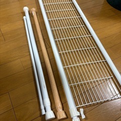 突っ張り棒と突っ張り棚のセット