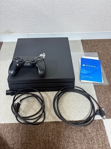 PS4 Pro 1TB +  純正コントローラー充電器、縦置きスタンド