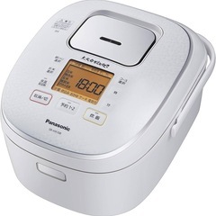 新品未開封パナソニック 炊飯器 5.5合 IH式 大火力おどり炊きSR-HX108-W
