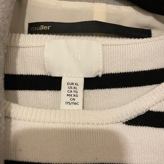 ⭐︎お得なセット⭐︎レディースロングコートと半袖ボーダーニットの画像
