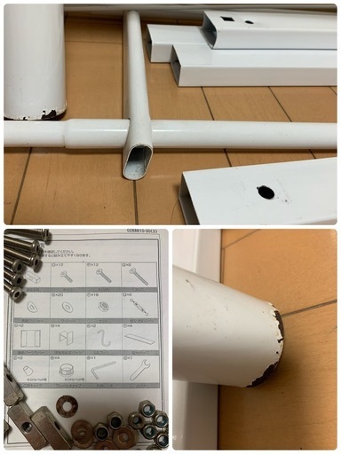 （決定）ロフトベッド白