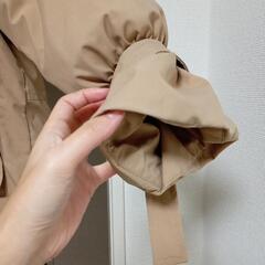 ベージュ　コートの画像