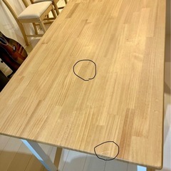 IKEA　ダイニングテーブルセットの画像