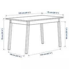 IKEA　ダイニングテーブルセットの画像
