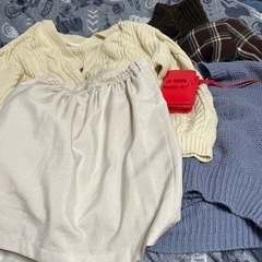 マークジェイコブスの折りたたみ財布➕スカートに見えるも下地ズボン...
