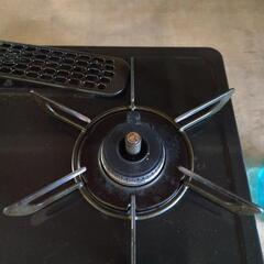 リンナイ LPガステーブル 黒 中古 不具合等なし の画像