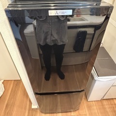 三菱電機 冷蔵庫 黒の画像