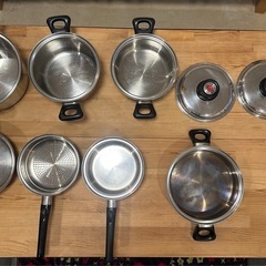 CLADEX Natural Ware　高級ステンレス鍋セットの画像