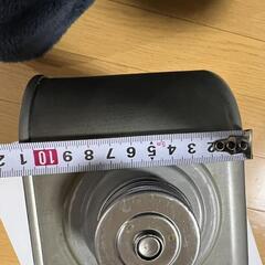 灯油タンク 灯油専用 グレー 長方形　灯油タンクのみ　ファンヒーター用①の画像