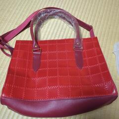 【新品】バック　赤の画像
