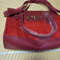 【新品】バック　赤の画像