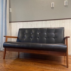 【引き渡し決定】ソファ　美品　アンティーク　北欧　ナチュラルの画像