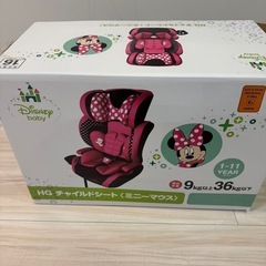 HG ミニーマウス チャイルドシート ピンク 限定モデル 西松屋 廃盤の画像