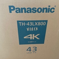 (値段の交渉可)Panasonic 4K液晶テレビ TH-43LX800の画像