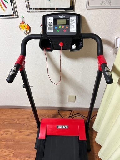 YouTen ウォーキングマシン コンパクト ルームランナー 電動 折りたたみ