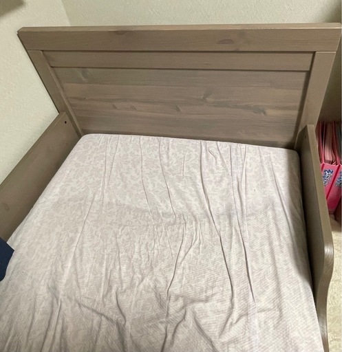IKEA伸長先ベッドフレーム　すのこのセット
