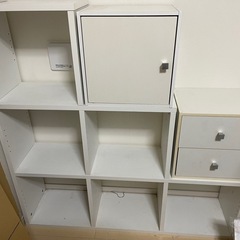 ホワイトシェルフ&チェストの画像