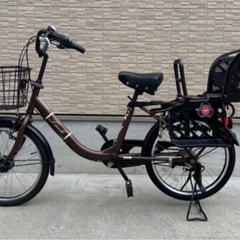 子ども乗せ付き自転車(ギアチェンジ可能)