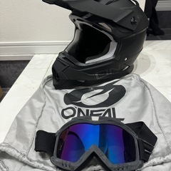 ONEAL オニール オフロード モトクロスヘルメット ゴーグル付