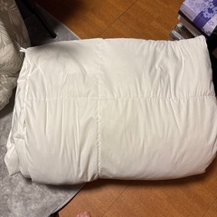 ニトリ　羽毛布団　シングルの画像