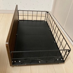 ベルメゾン　キャスター付き玄関収納ラックの画像