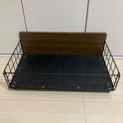ベルメゾン　キャスター付き玄関収納ラックの画像