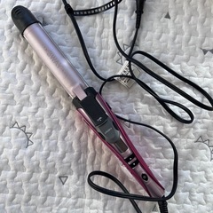 テスコム ヘアアイロン コテ 32mm マイナスイオン ストレー...