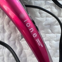 テスコム ヘアアイロン コテ 32mm マイナスイオン ストレート/カール 2way 温度調整/ロック/自動電源OFF ピンク IPW1650Pの画像