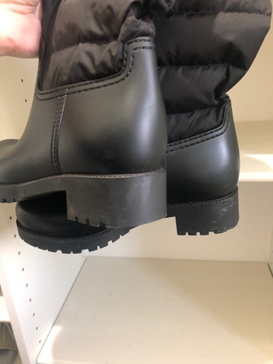 モンクレール　MONCLER ダウンブーツ　レインブーツ　35 デカロゴワッペン