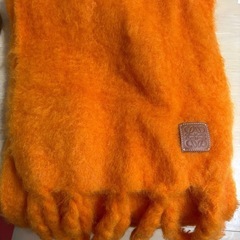 マフラー LOEWE オレンジ
