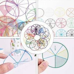 分数/学習用円型シート12枚セット（新品）の画像