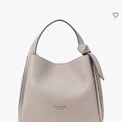 kate spade グリーン レザーショルダーバッグの画像