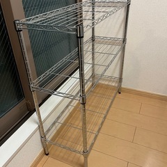 ニトリ　スチールラック2段　幅85cm