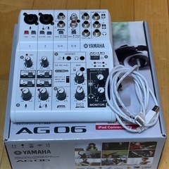 YAMAHAのオーディオインターフェースAG06の画像