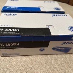 Brother 純正 TN-390BK,C ブラック シアントナーカートリッジ　新品未使用 の画像