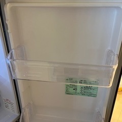 冷蔵庫 MITSUBISHI 2020年製146L  黒 ブラック 三菱 右開きの画像