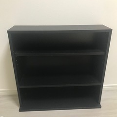 値下げ　収納棚　本棚小　収納ラック　ブラック15×57×55高さ