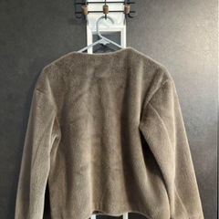 【UNIQLO】グレー フリースジャケットの画像