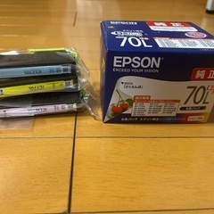 新品未使用⭐︎ プリンターエプソンインク　純正　増量70リットルの画像
