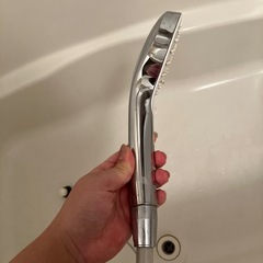 【美品】TOTOシャワーヘッド　メタル調の画像